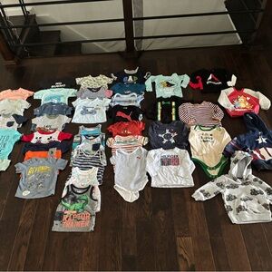 Baby boy 12 month shirt bundle